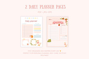 Cute Autumn Planner Pages, a Print Template by Bielousova Art (Thumbnail 3 of 8)
