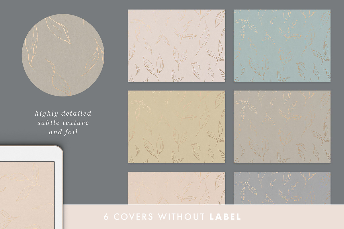 Floral Goodnotes Covers Landscape, a Stationery Template by By Lef Planning (Photo 3 of 5)