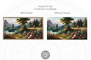 Wildflower Frame TV art, 4 paintings, a Background Graphic by Artisan Craft (Thumbnail 5 of 7)