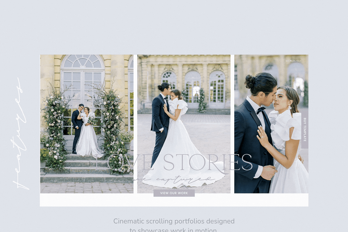 Wedding Photographer Showit Template, an App Template by Styled Web Shop (Photo 6 of 16)