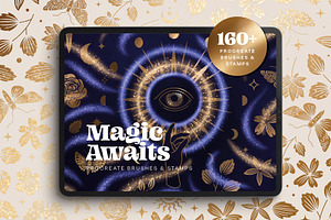 Magic Procreate Brushes & Stamps, a Brush Add-On by Pencil Twist