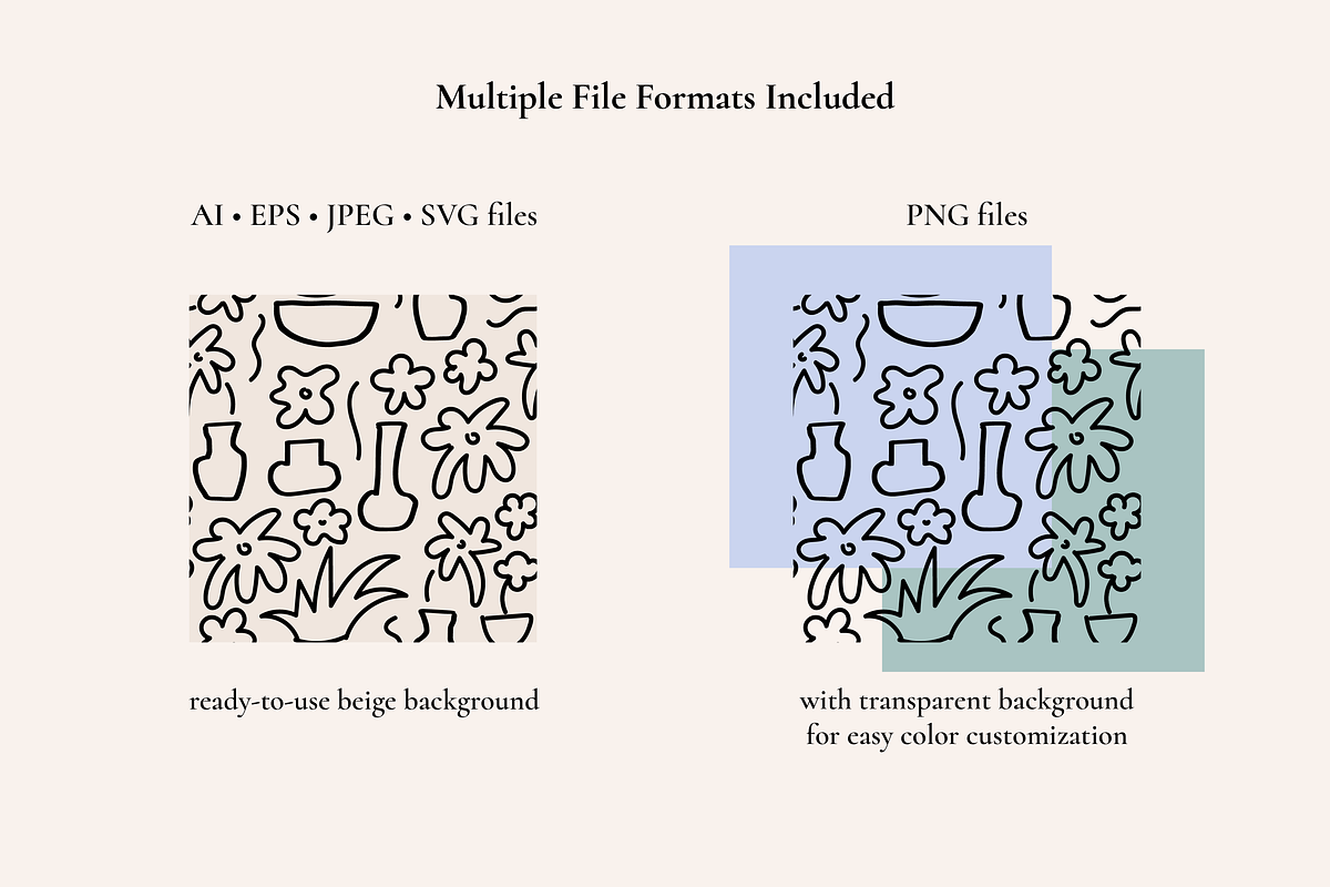 Bohemian Patterns & Backgrounds, a Pattern Graphic by Felizabeth Design (Photo 9 of 11)