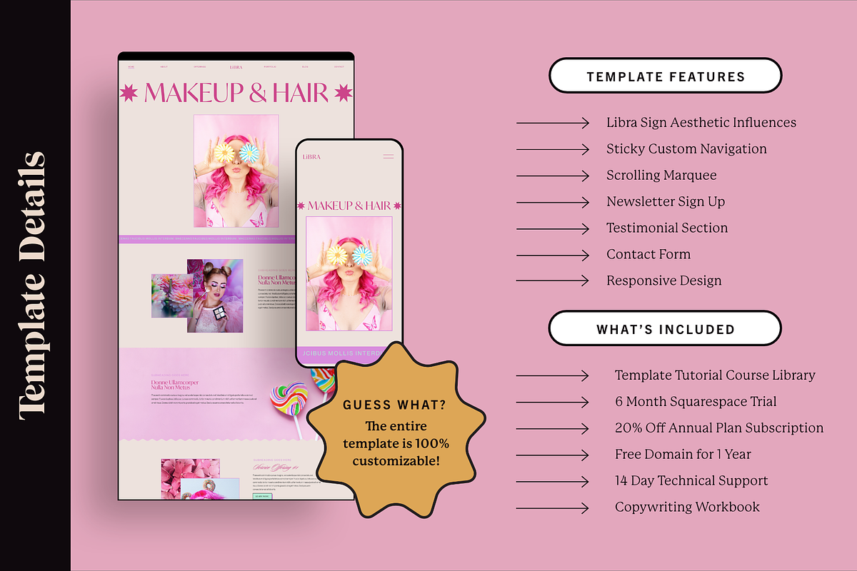 Libra Squarespace Template, a Squarespace Template by arcoiris.design (Photo 4 of 6)