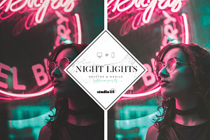 3 Neon Lights Presets