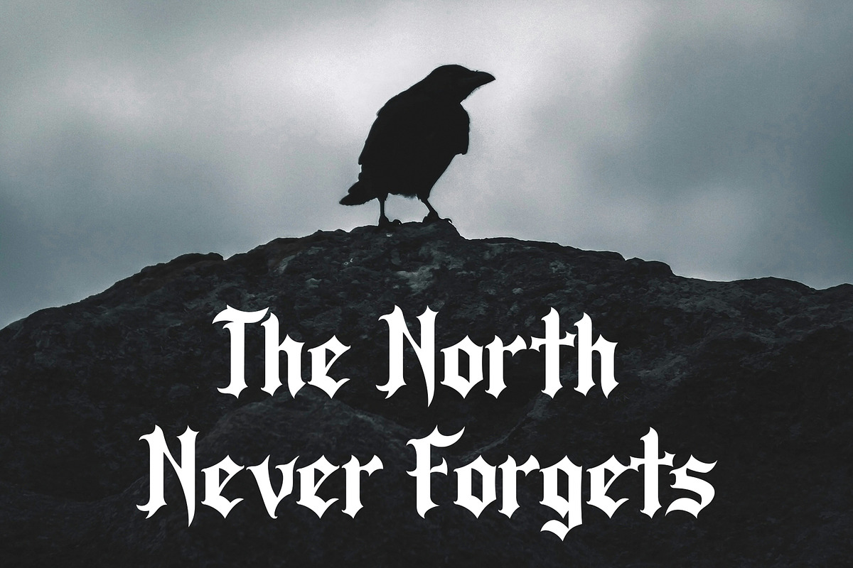 Draug Gothic Blackletter + Cyrillic, a Blackletter Font by Wolgard (Photo 5 of 16)