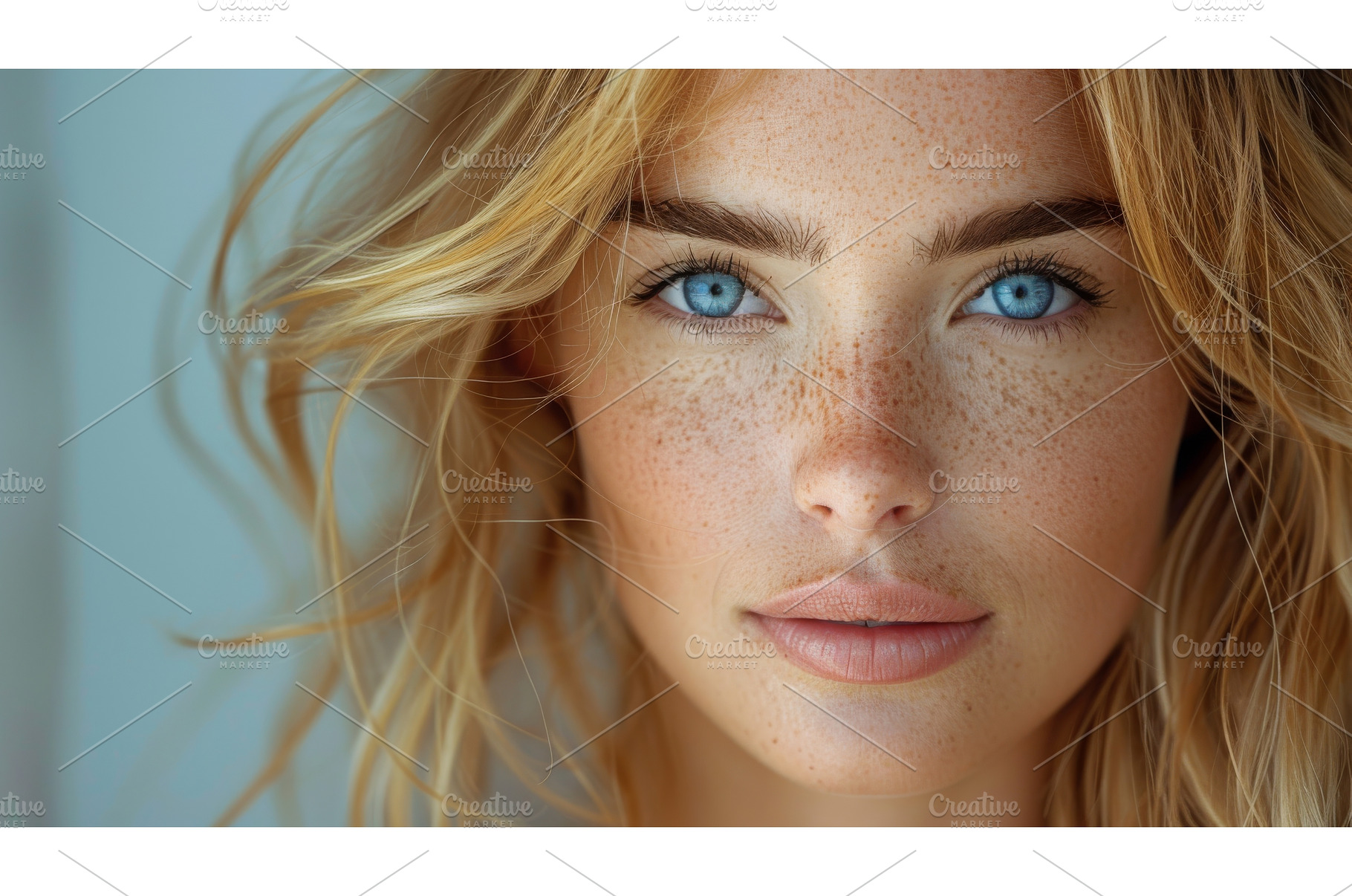 An attractive blonde with blue eyes, a Person Photo by ZinetroN