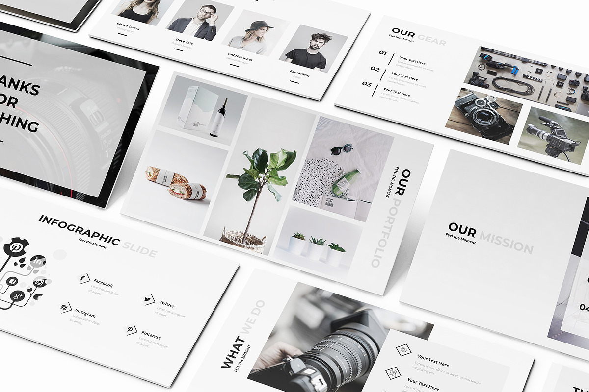 Photography Powerpoint Template, a Presentation Template by Incools Stokie