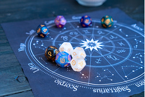 Zodiac horoscope with divination, an Abstract Photo by Neirfy