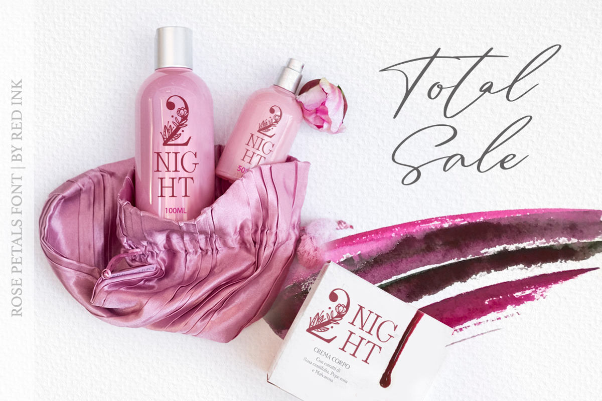 Rose Petals. Font duo + Bonuses., a Script Font by Red Ink (Photo 6 of 13)