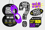 Stretch & Bleed - Brutalist Font, a Sans Serif Font by Aiyari (Thumbnail 11 of 13)