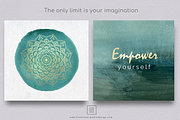 Gold Foil Power Words & Mandalas, an Object Graphic by Illumineer Media & Design (Thumbnail 5 of 6)