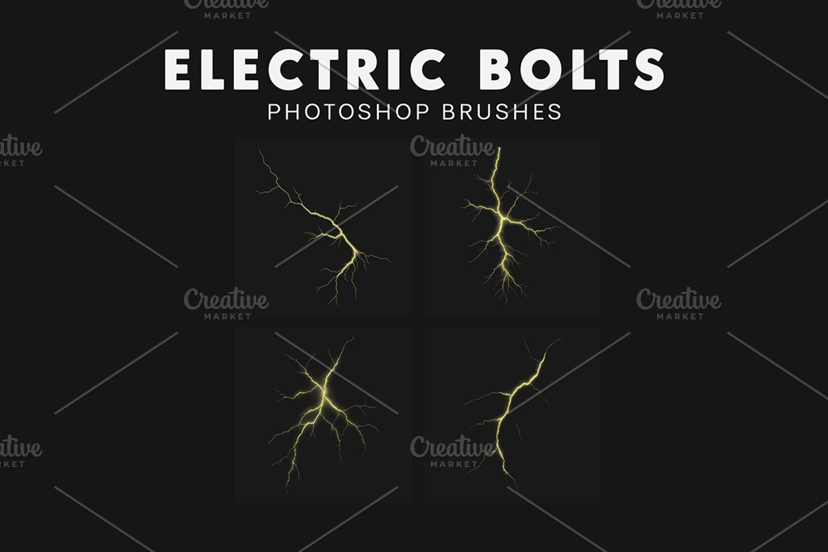 20 Electric Bolts Brushes, a Brush Add-On by AB-TheDesigner (Photo 4 of 4)