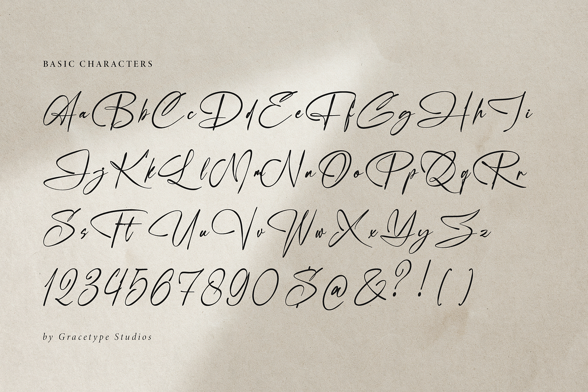 Villargio | Signature Script, a Script Font by gracetype_studio (Photo 10 of 12)