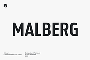 Malberg; Condensed Sans Family, a Sans Serif Font by Eko Bimantara (Thumbnail 1 of 11)