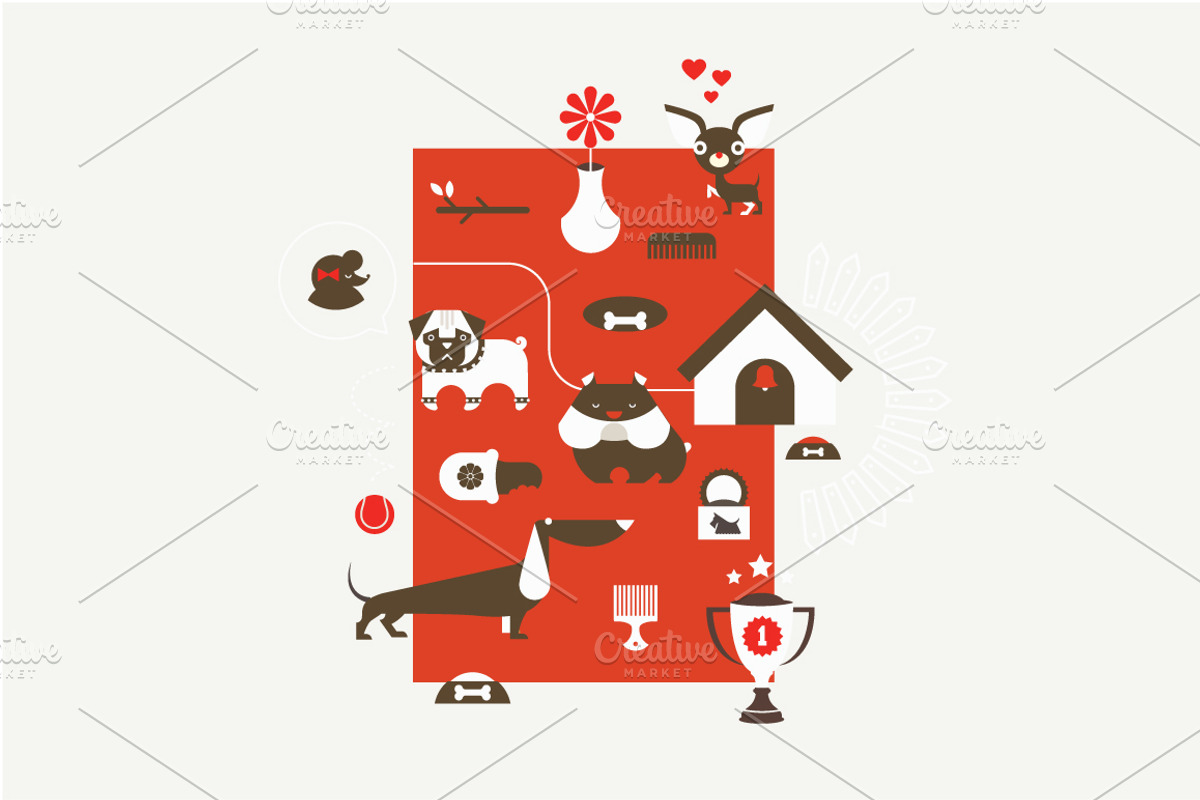 Vector dogs preview 3