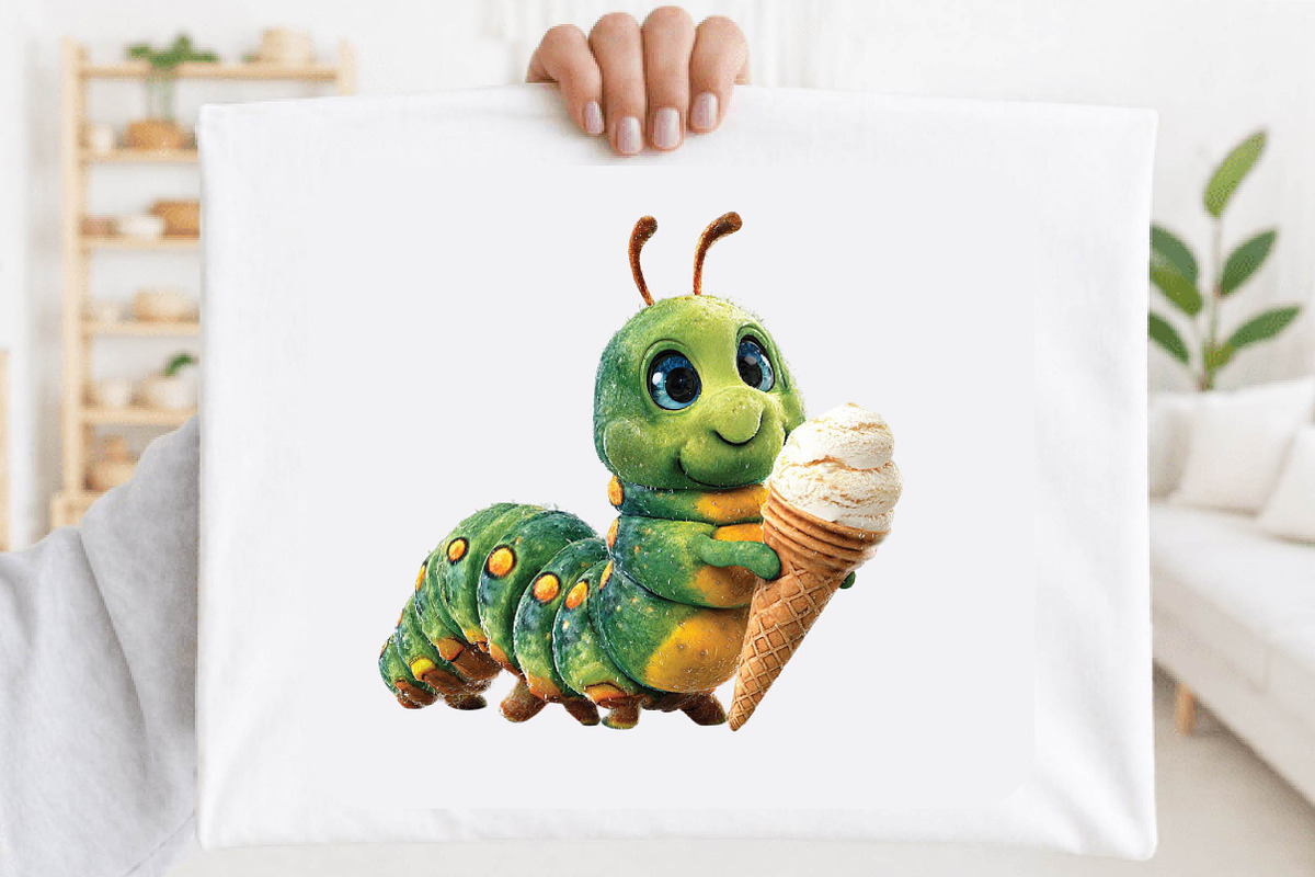 Whimsical Summer Caterpillar Clipart, an Animal Illustration by SVGArt (Photo 6 of 9)