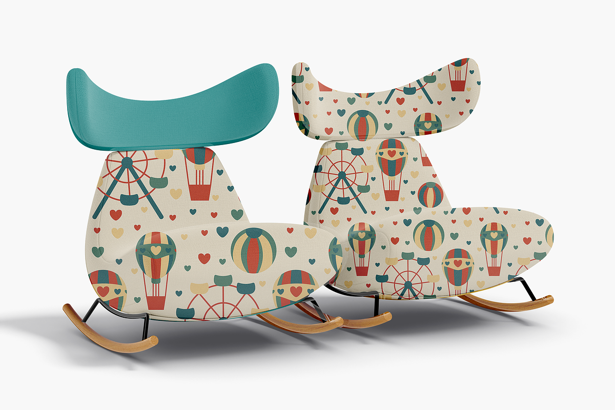 Seamless Pattern of Amusement Park E, a Texture Illustration by JYa_Design (Photo 3 of 3)