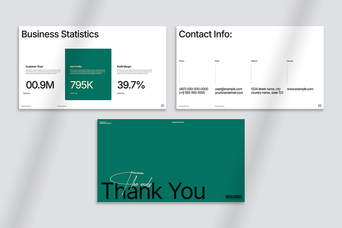 Minimal Presentation Template, a Presentation Template by Oriofix (Photo 10 of 10)