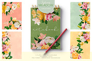 Meadow Floral Clipart Collection, an Object Graphic by Eclectic Anthology (Thumbnail 4 of 12)
