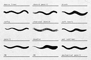 Crayon Doodle Drawing Brushes, a Brush Add-On by BrushArchive (Thumbnail 5 of 6)
