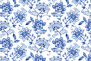 Oriental blue patterns collection, a Decorative Illustration by made by Tanya (Thumbnail 5 of 5)