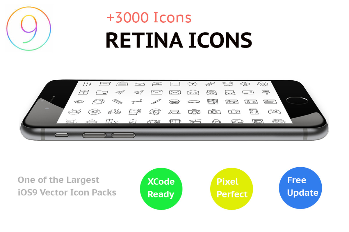 3000 iOS Vector Icons ~70% OFF~