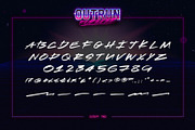 Outrun Forever – 2 in 1 Font Pack, a Sans Serif Font by Ckybe's Corner (Thumbnail 5 of 13)