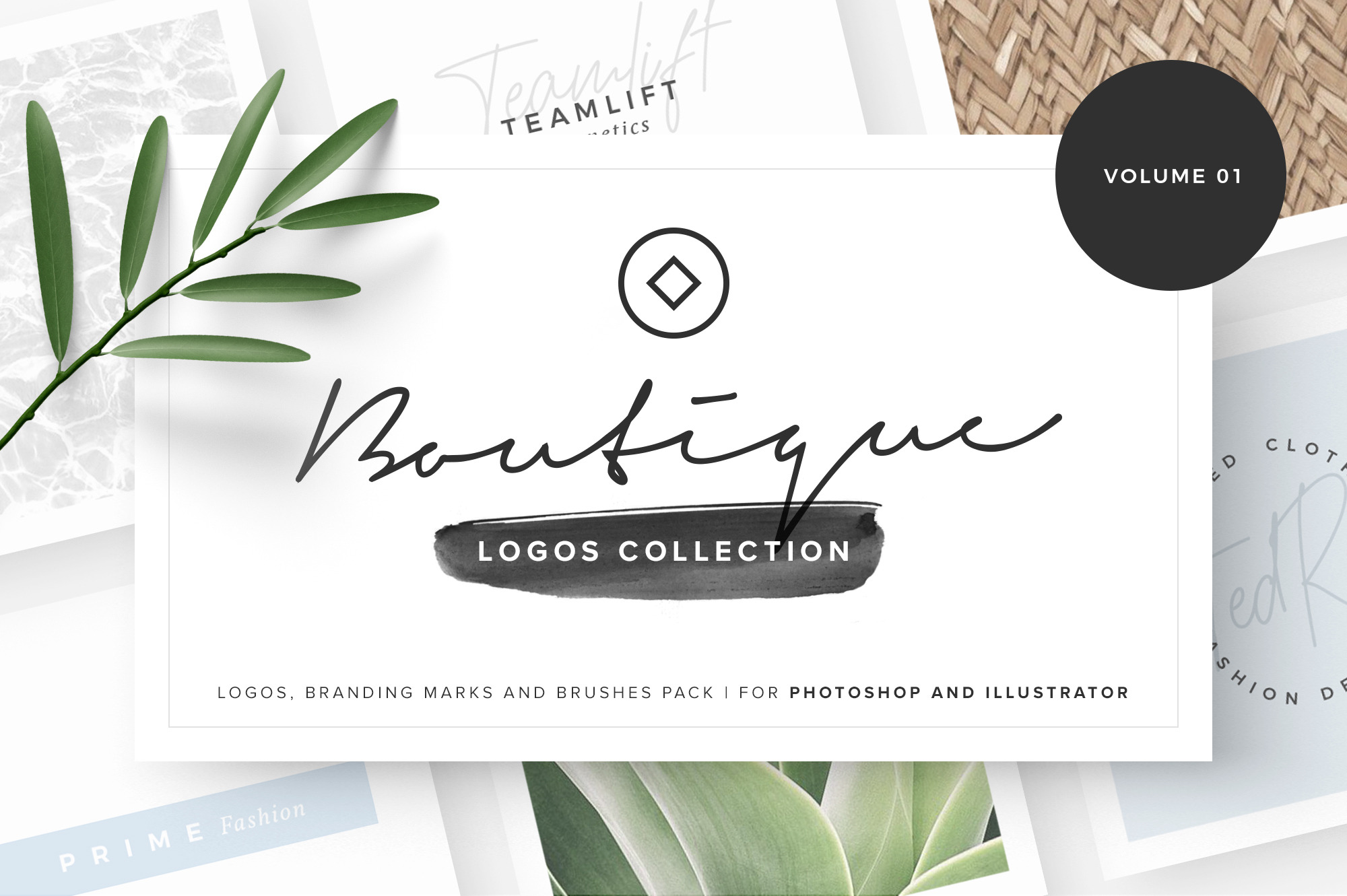 Boutique - Logos collection 01, a Branding & Logo Template by Davide Bassu