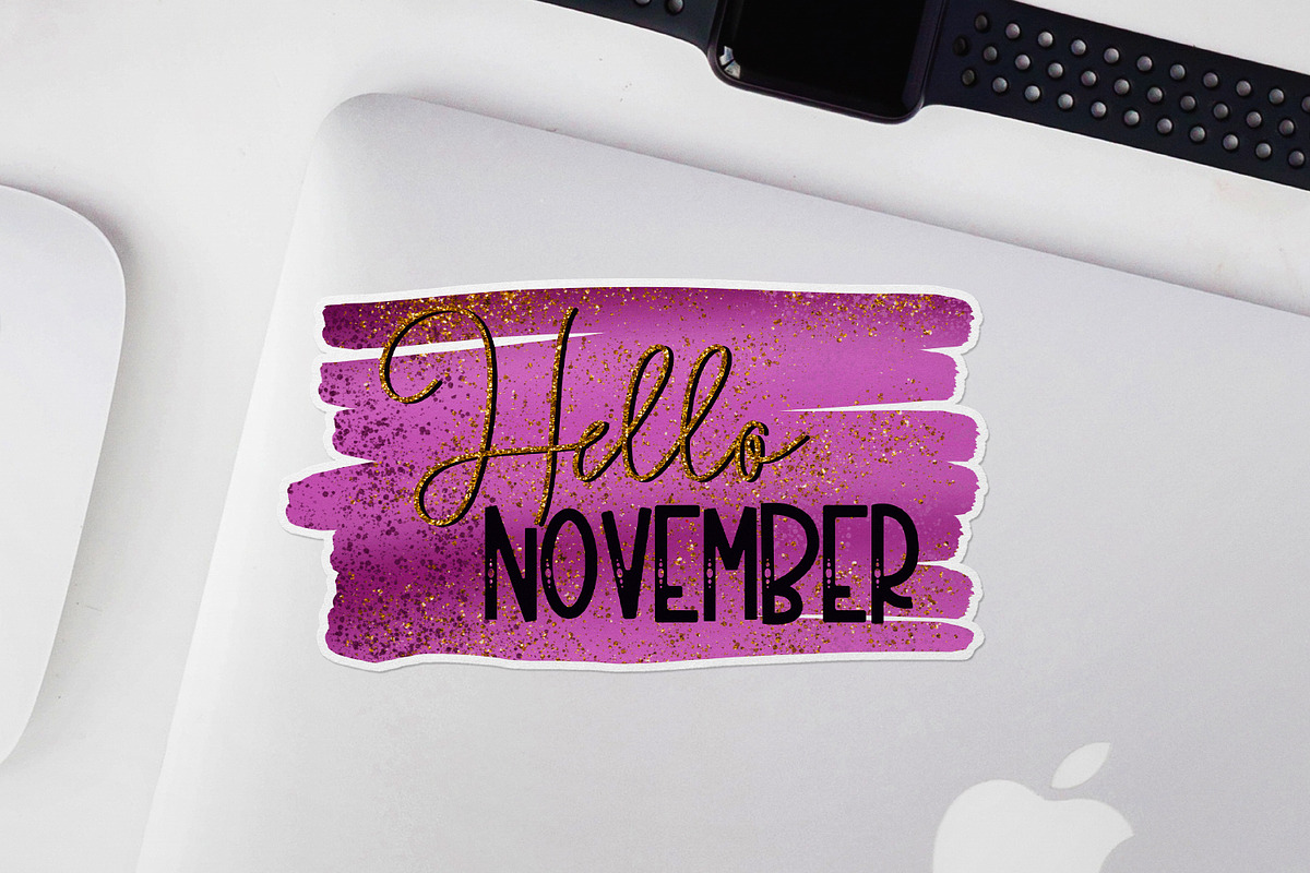 November Stickers for Cricut | Fall, an Illustration by illuztrate (Photo 3 of 10)