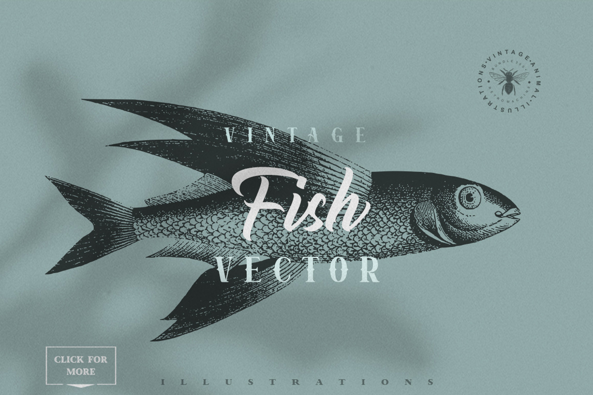 Vintage Animals Bundle 300+, an Animal Illustration by Retro Machine (Photo 13 of 21)