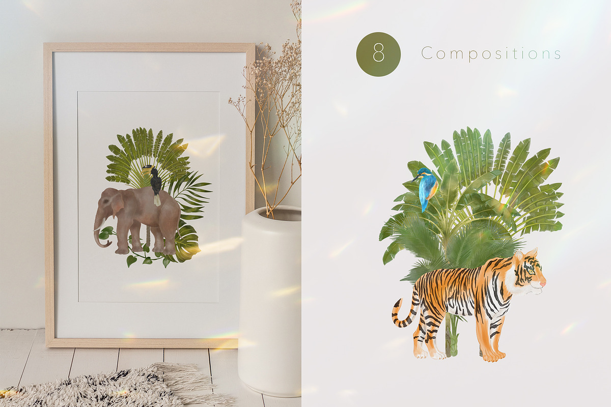 Jungle Book Watercolor Clipart, an Animal Illustration by mila_leev (Photo 4 of 6)