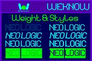 Neo Logic font, a Font by weknow (Thumbnail 7 of 8)