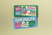 School Supplies Sale Voucher, a Card Template by graphicook (Thumbnail 1 of 3)