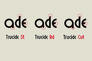 Trucide font family, a Sans Serif Font by vlad.berla (Thumbnail 3 of 7)