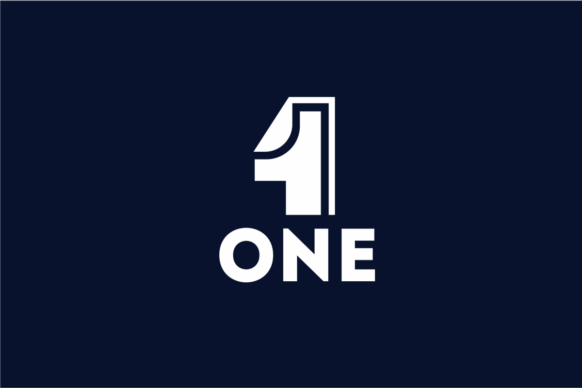 One 1 Logo, a Branding & Logo Template by Metrolinevision