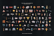 1500+ Collage Elements Creator Kit, an Object Graphic by Indieground Design Inc. (Thumbnail 12 of 28)