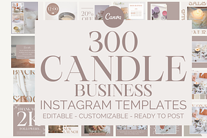 Candle Business Instagram Templates