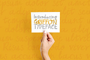 Griffon Chalk Font | Bold Hand-drawn, a Handwritten Font by Craft Graphic Type (Thumbnail 4 of 11)