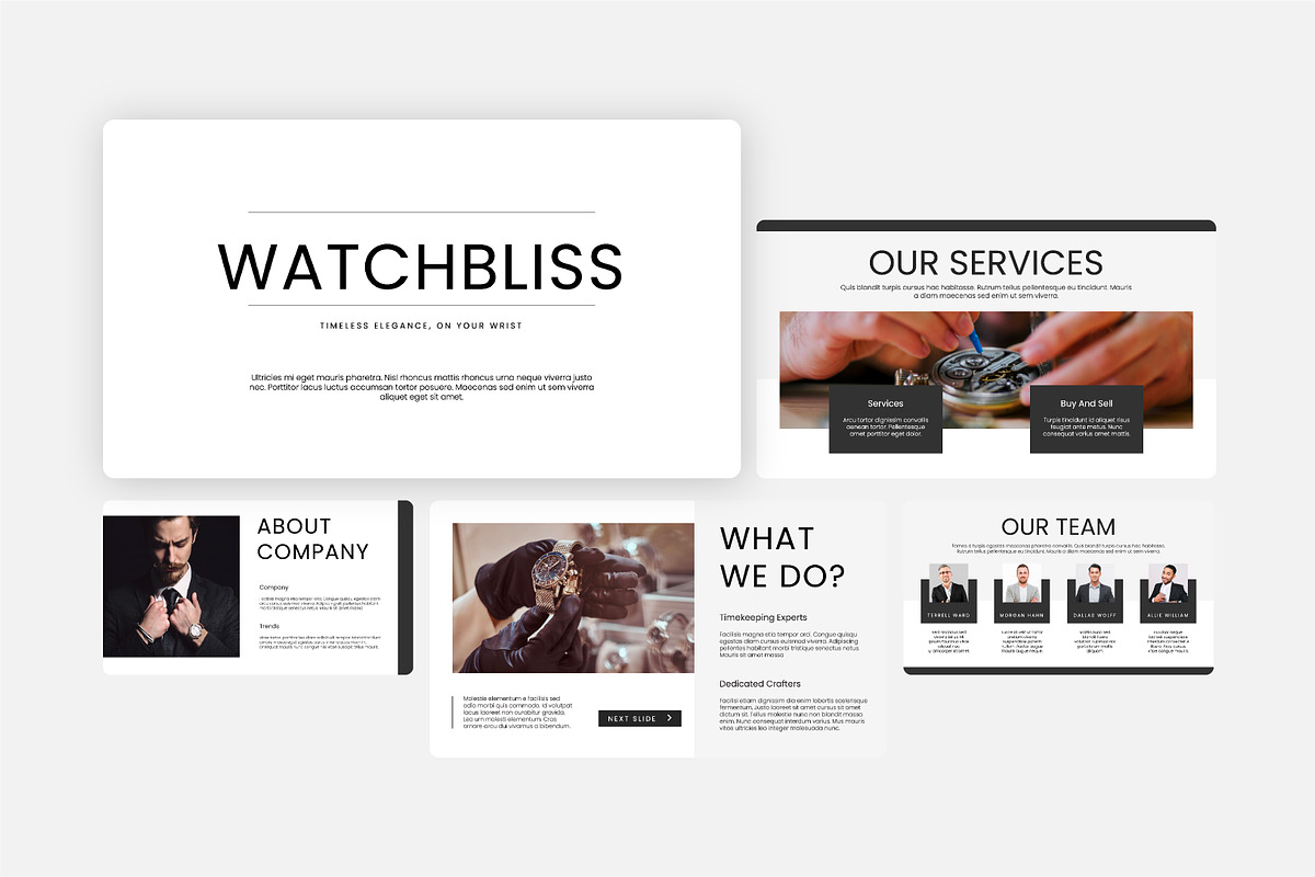 Minimalis Watch Keynote Presentation, a Presentation Template by Kren Studio (Photo 5 of 9)