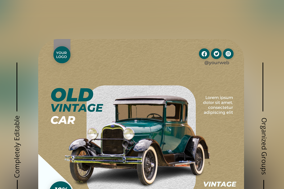 Automotive & Tech Design Templates I, a Social Media Template by Exceptionalways (Photo 23 of 36)