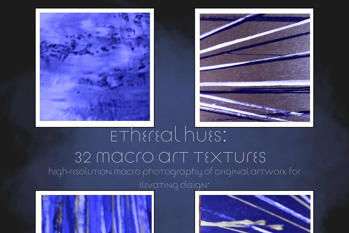 Ethereal Hues: 32 Macro Art Textures, a Texture Graphic by Christopher Brian Studio (Photo 1 of 11)