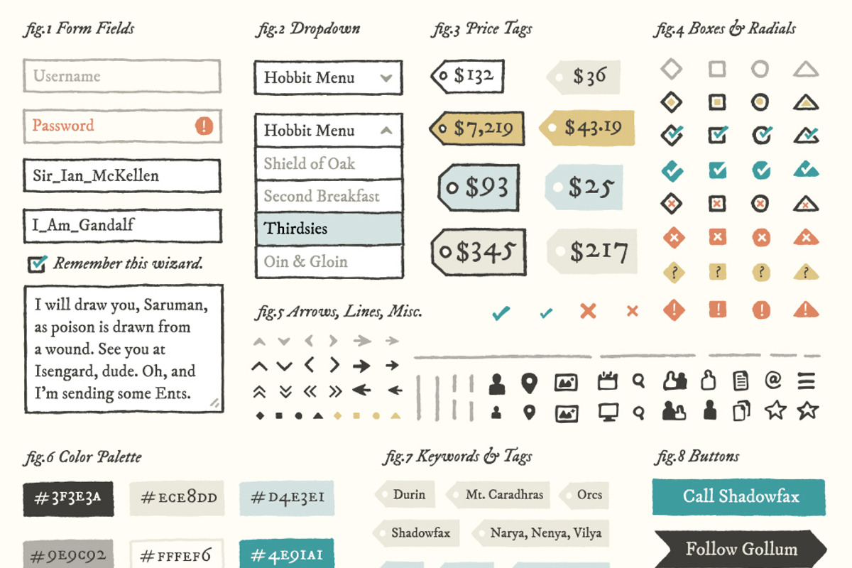Lembas UI Kit, an UI Kit Template by Satchel & Sage (Photo 2 of 2)