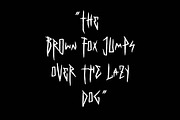 Big Fish DD - rock metal font, a Blackletter Font by doffdog (Thumbnail 3 of 6)