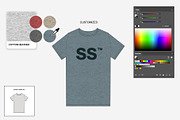 T-Shirt Tech Pack Kit Template, a Shirt Mockup by Swatch Supply (Thumbnail 5 of 7)