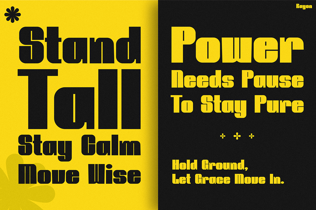 RAYON, a Sans Serif Font by Pinisi ART (Photo 3 of 10)