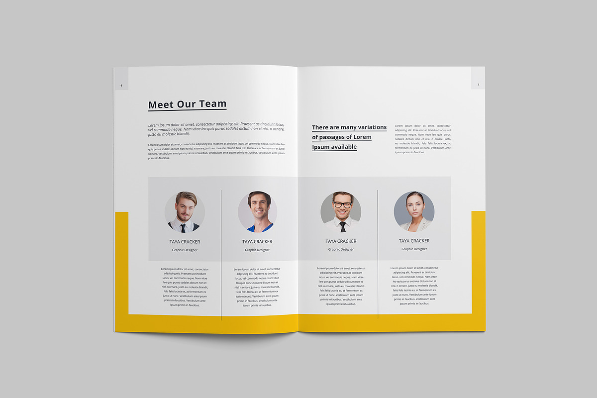Proposal Brochure Template, a Brochure Template by Tanber Hossen (Photo 4 of 11)