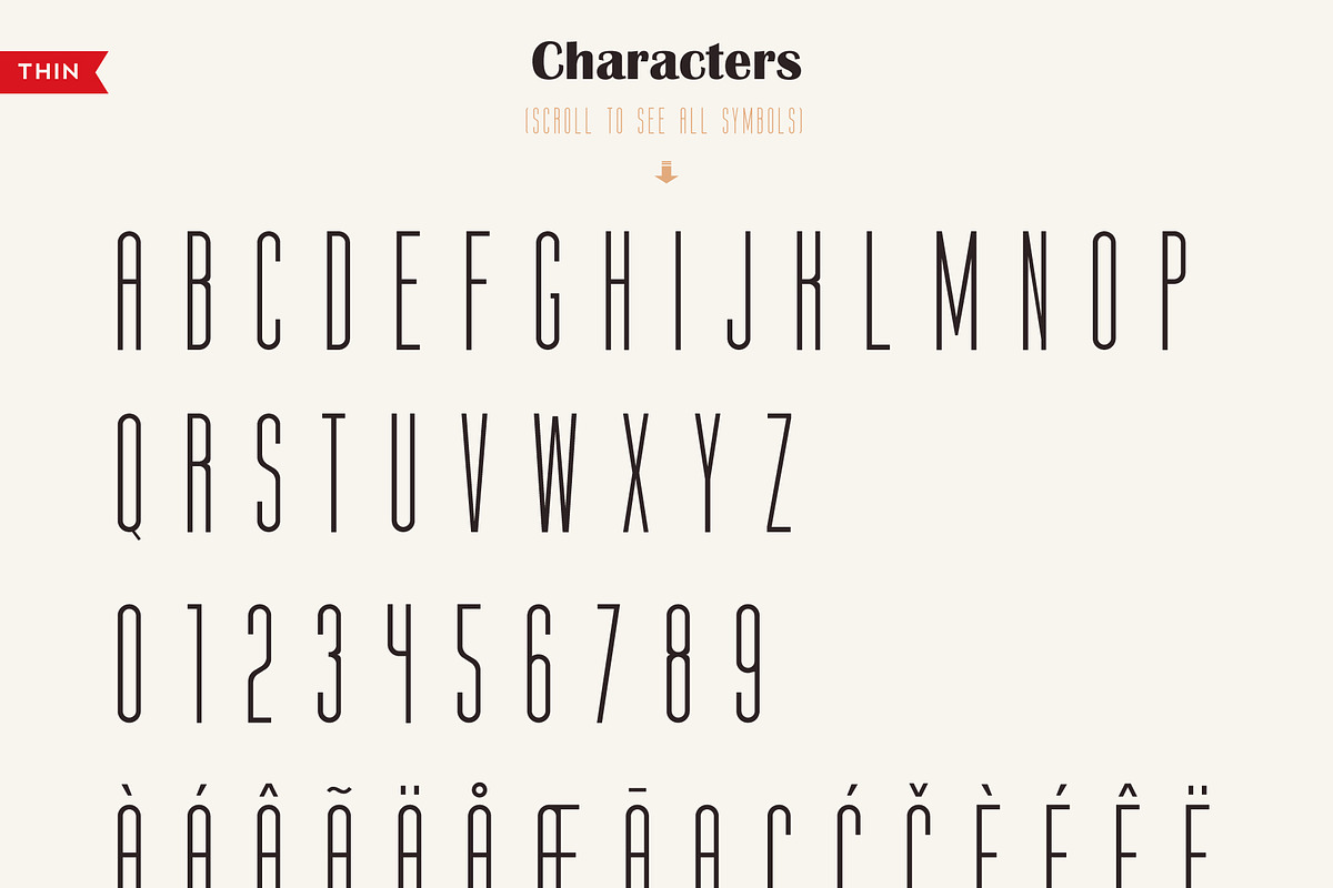 The Harmony - Condensed font family, a Sans Serif Font by Roman Paslavsky (Photo 11 of 12)