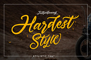 Hardest Style Brush, a Script Font by Putra Khan (Thumbnail 1 of 13)