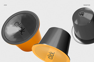 Coffee Capsule Mockup Set