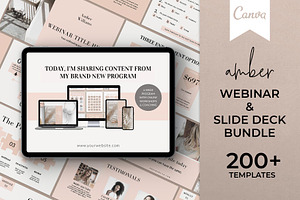 Canva Webinar & Slide Deck Templates